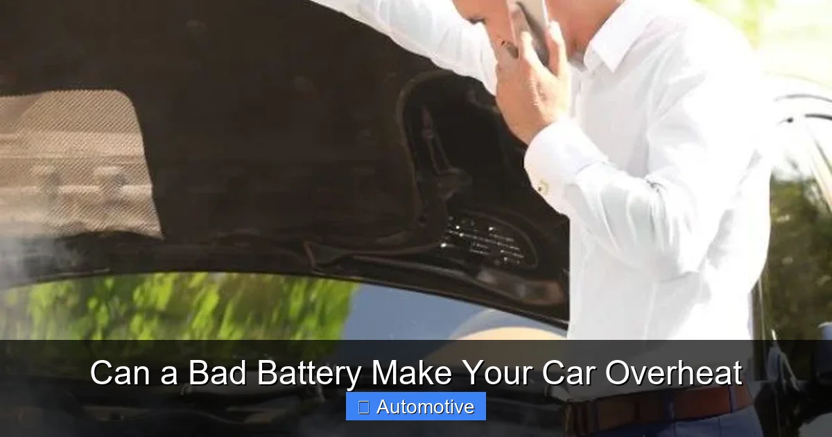 Can a Bad Battery Make Your Car Overheat