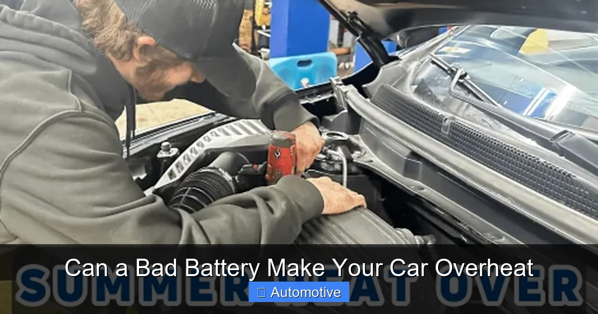 Can a Bad Battery Make Your Car Overheat