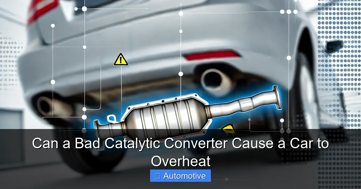 Can a Bad Catalytic Converter Cause a Car to Overheat