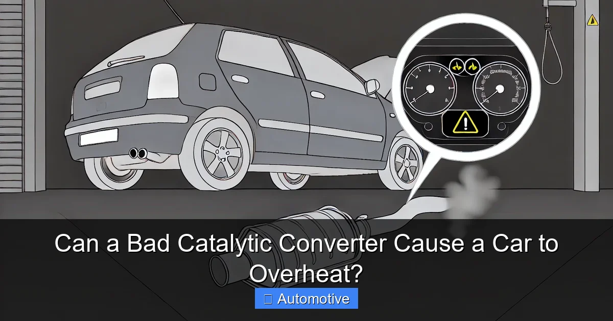 Can a Bad Catalytic Converter Cause a Car to Overheat?