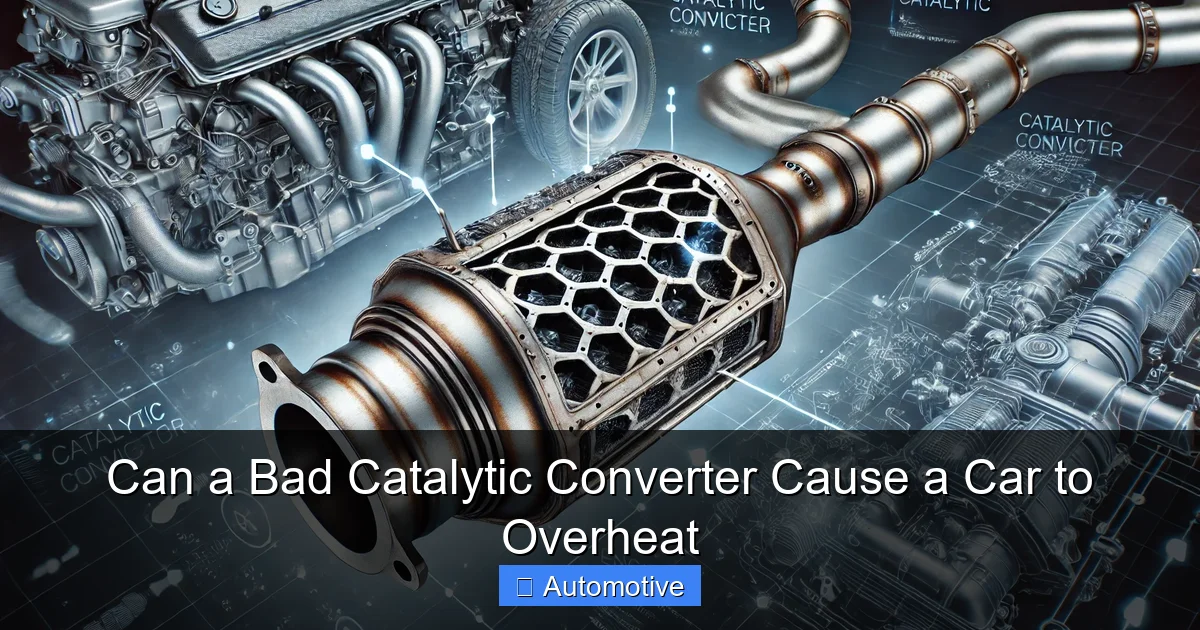 Can a Bad Catalytic Converter Cause a Car to Overheat