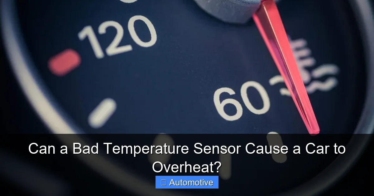 Can a Bad Temperature Sensor Cause a Car to Overheat?