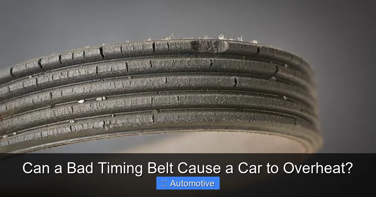 Can a Bad Timing Belt Cause a Car to Overheat?