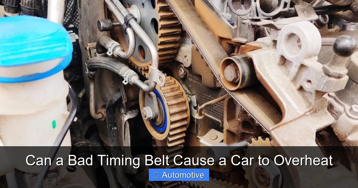 Can a Bad Timing Belt Cause a Car to Overheat