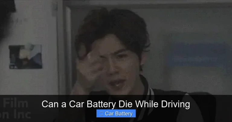 Can a Car Battery Die While Driving