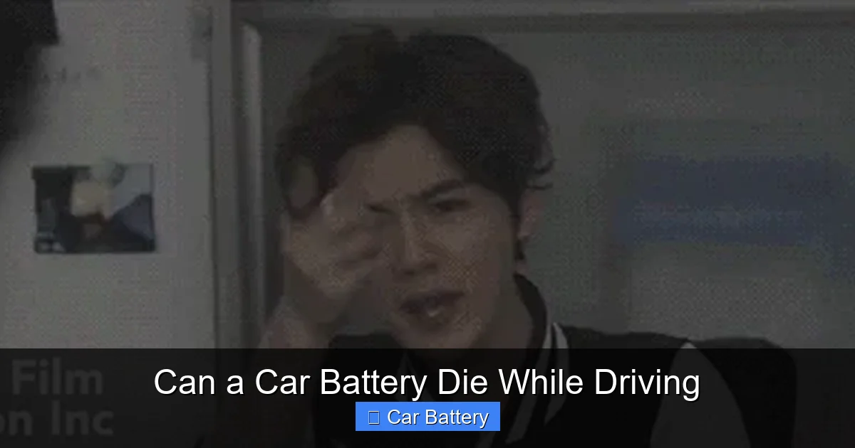 Can a Car Battery Die While Driving