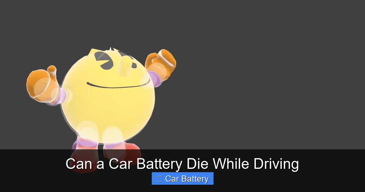 Can a Car Battery Die While Driving