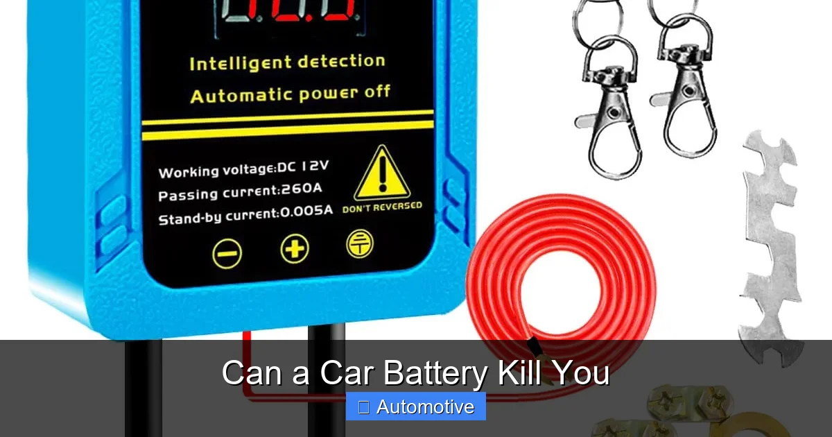 Can a Car Battery Kill You