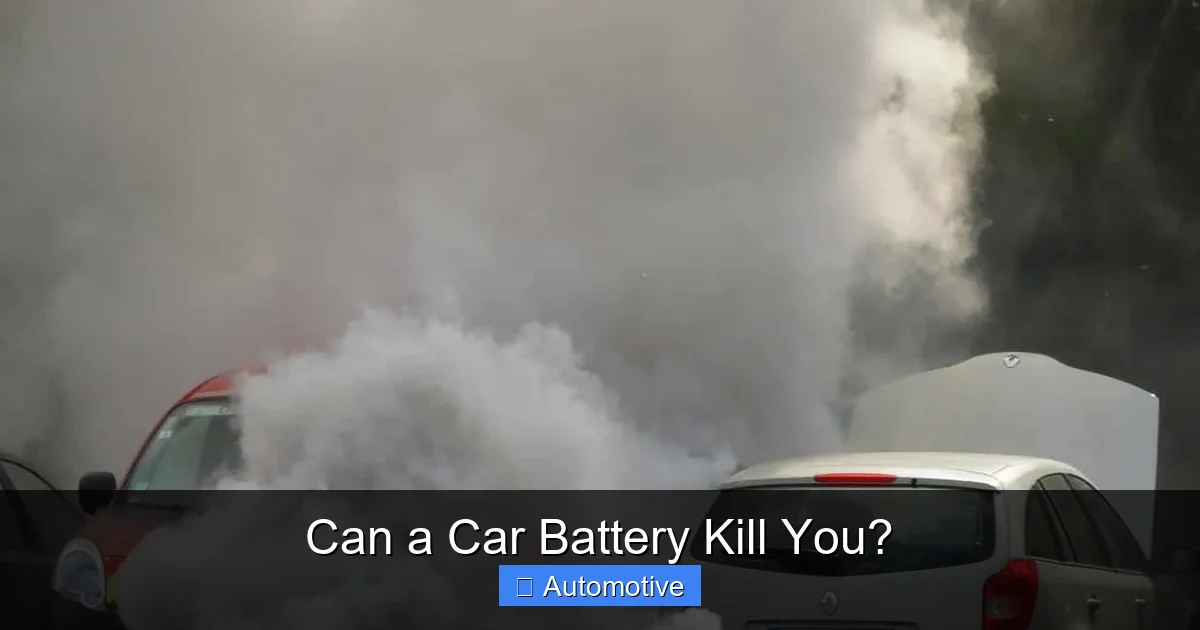 Can a Car Battery Kill You?