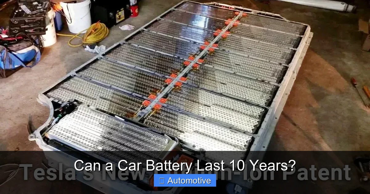 Can a Car Battery Last 10 Years?