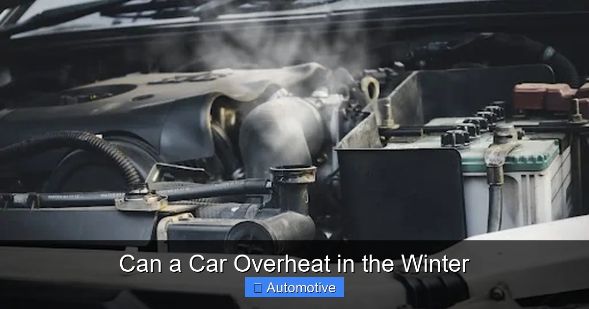 Can a Car Overheat in the Winter