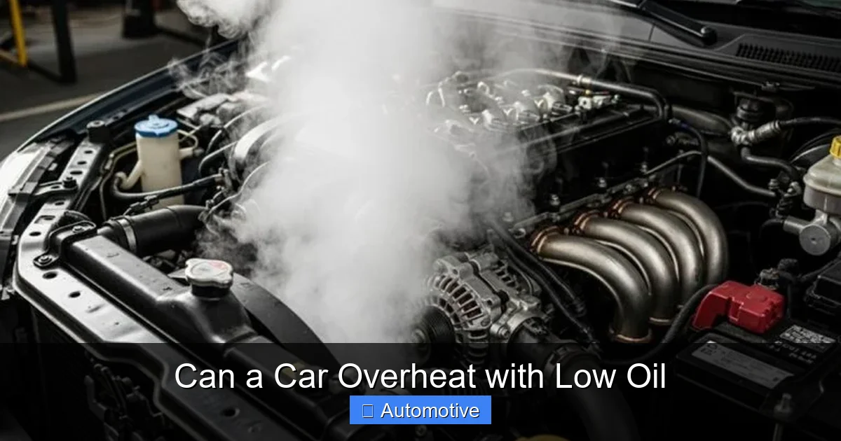 Can a Car Overheat with Low Oil