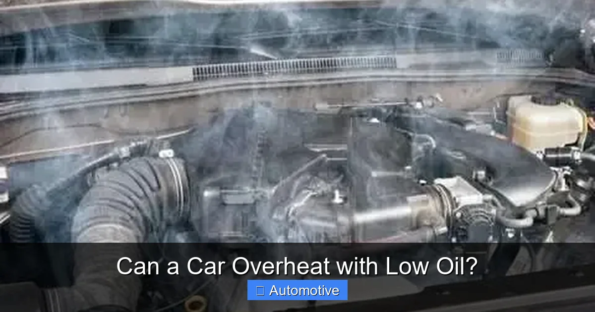 Can a Car Overheat with Low Oil?