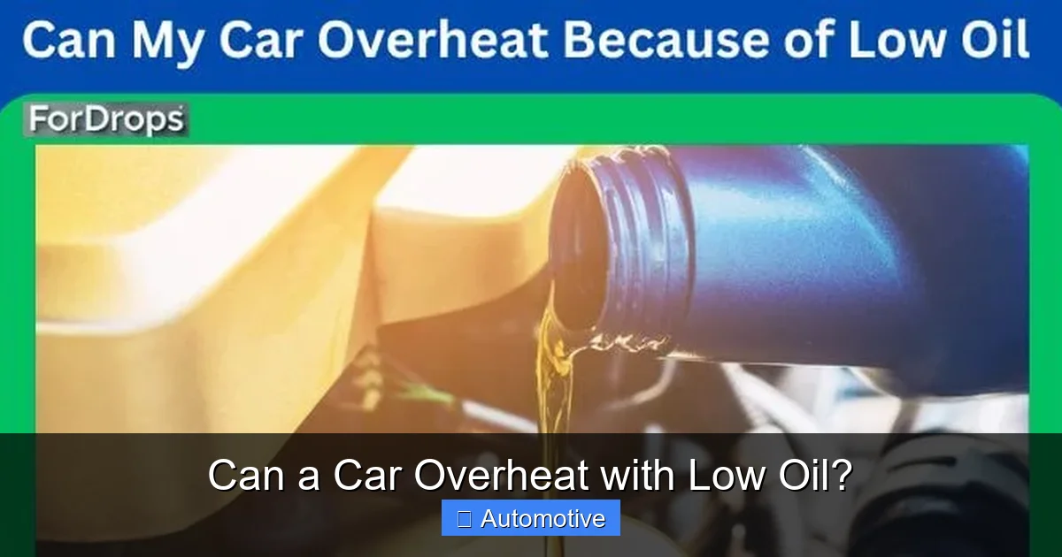 Can a Car Overheat with Low Oil?