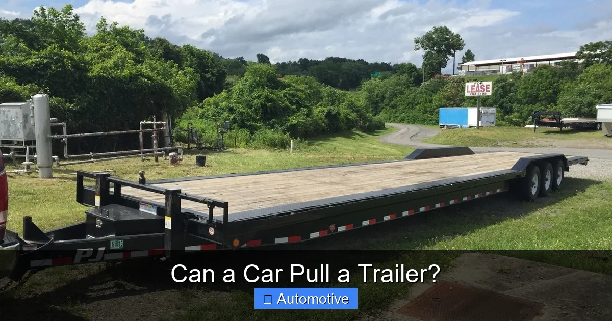 Can a Car Pull a Trailer?