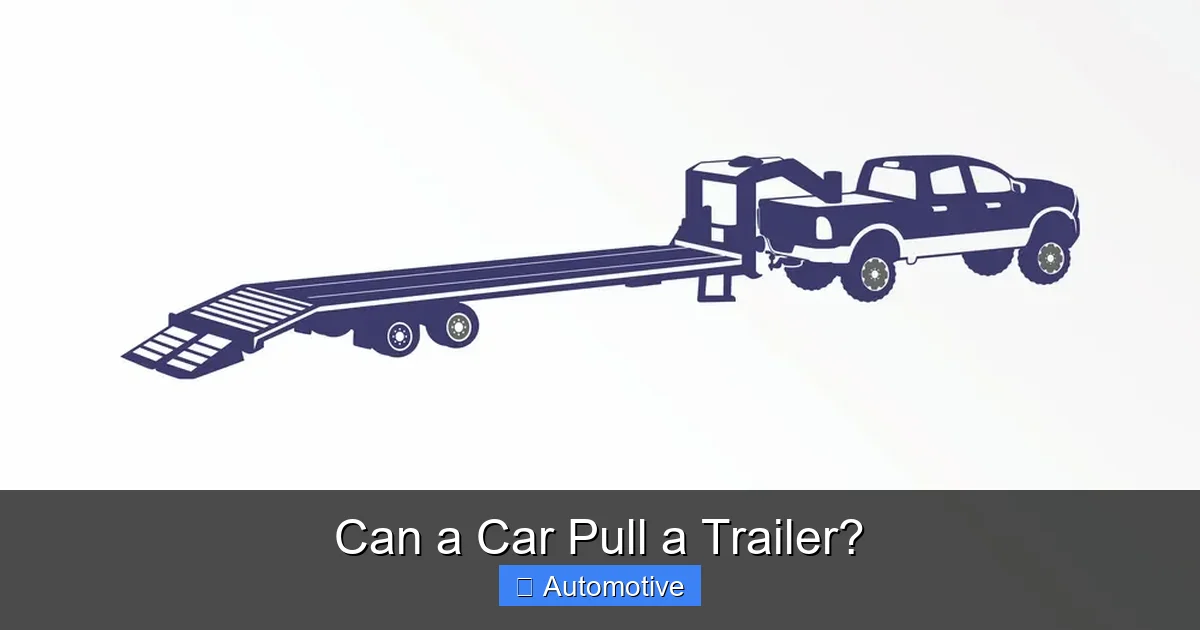 Can a Car Pull a Trailer?
