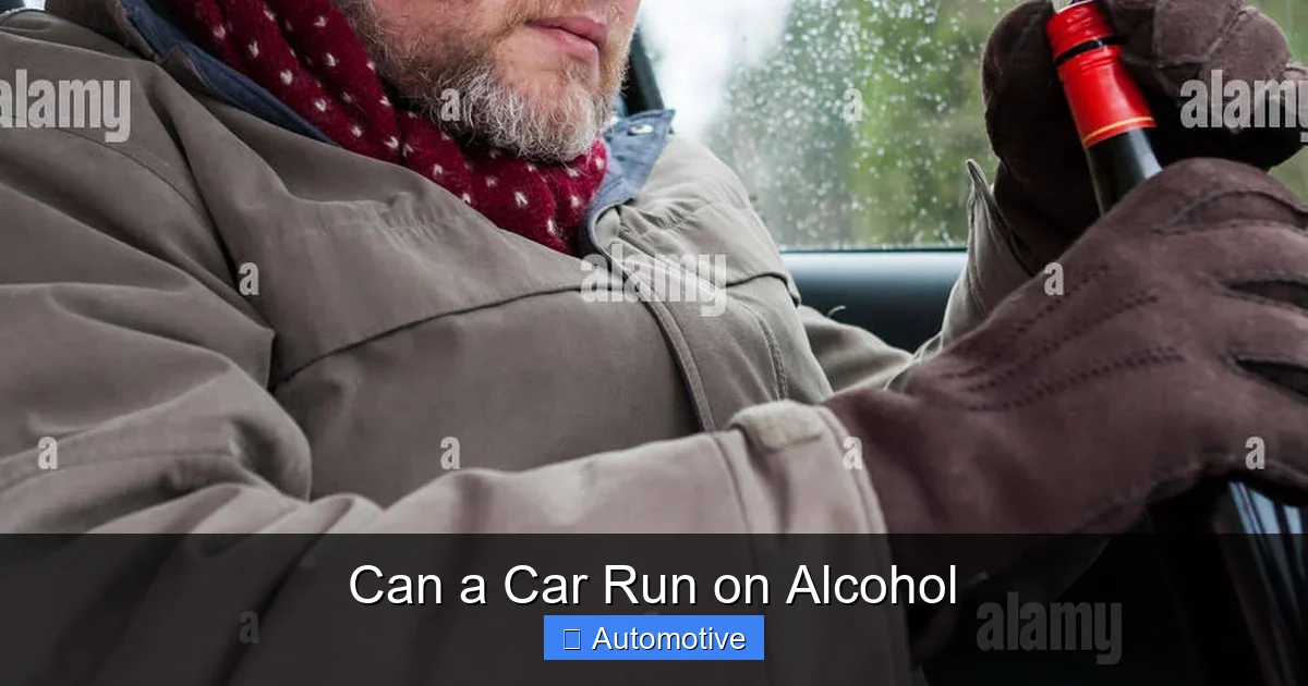 Can a Car Run on Alcohol
