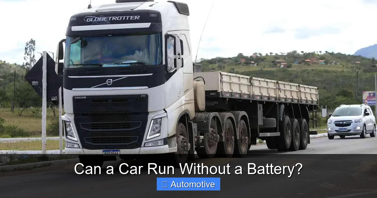 Can a Car Run Without a Battery?