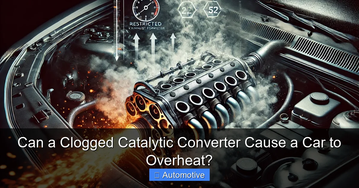 Can a Clogged Catalytic Converter Cause a Car to Overheat?