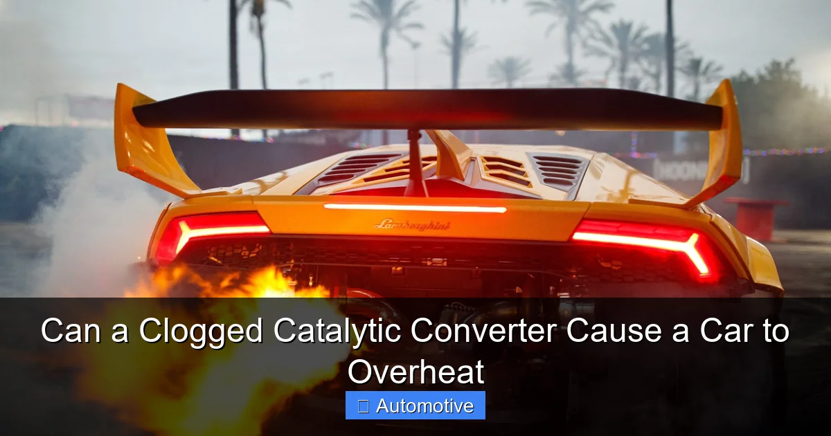 Can a Clogged Catalytic Converter Cause a Car to Overheat