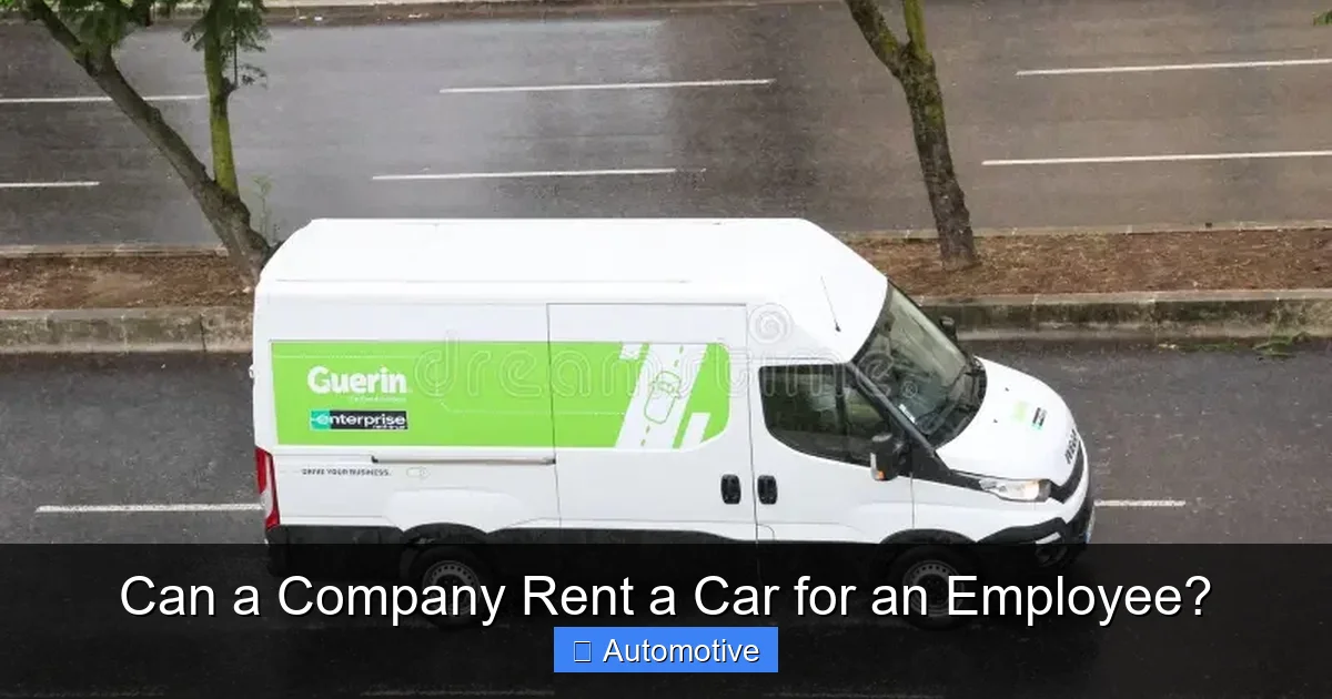 Can a Company Rent a Car for an Employee?
