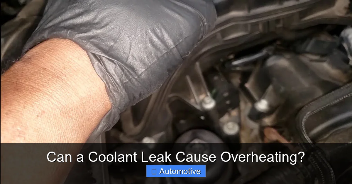 Can a Coolant Leak Cause Overheating?
