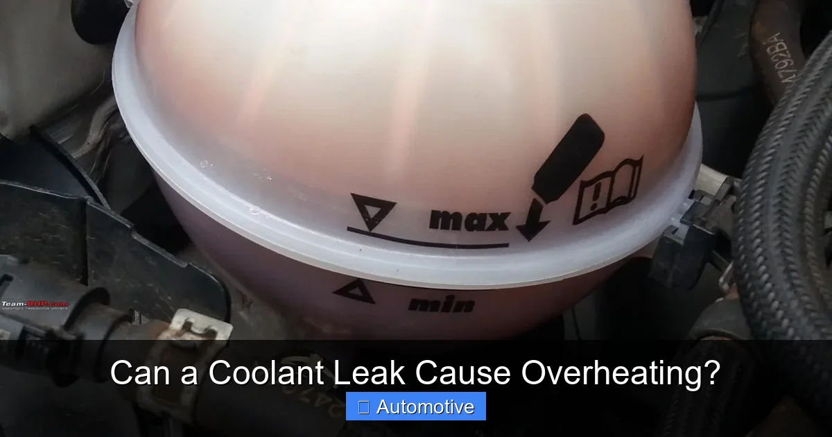 Can a Coolant Leak Cause Overheating?