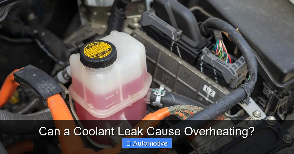 Can a Coolant Leak Cause Overheating?