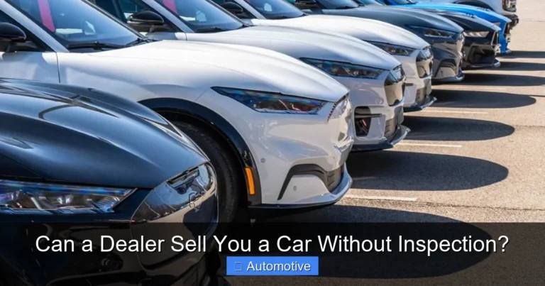 Can a Dealer Sell You a Car Without Inspection?