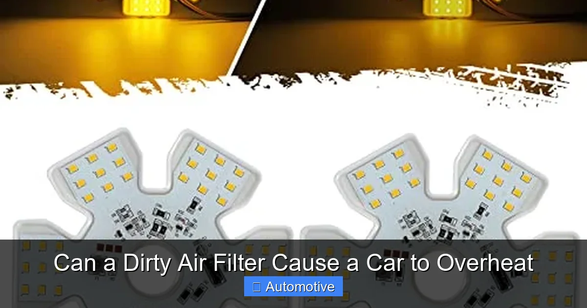 Can a Dirty Air Filter Cause a Car to Overheat