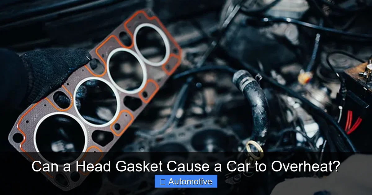 Can a Head Gasket Cause a Car to Overheat?