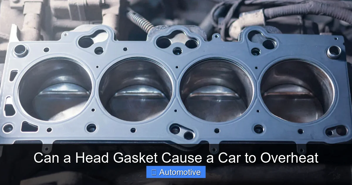 Can a Head Gasket Cause a Car to Overheat