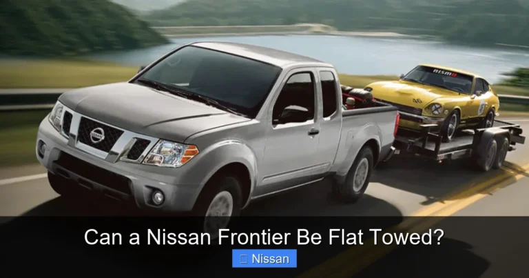 Can a Nissan Frontier Be Flat Towed?