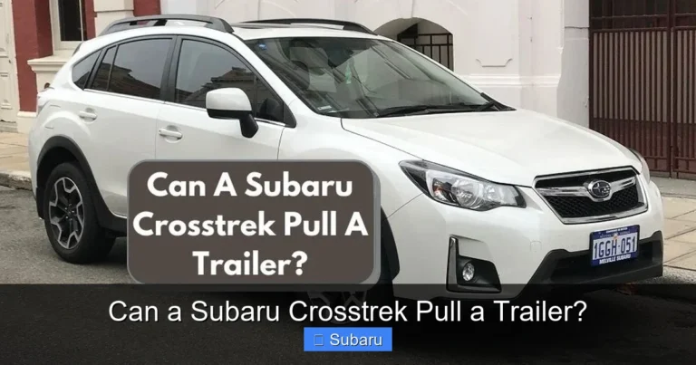 Can a Subaru Crosstrek Pull a Trailer?