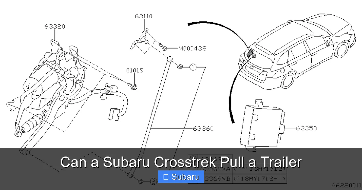 Can a Subaru Crosstrek Pull a Trailer