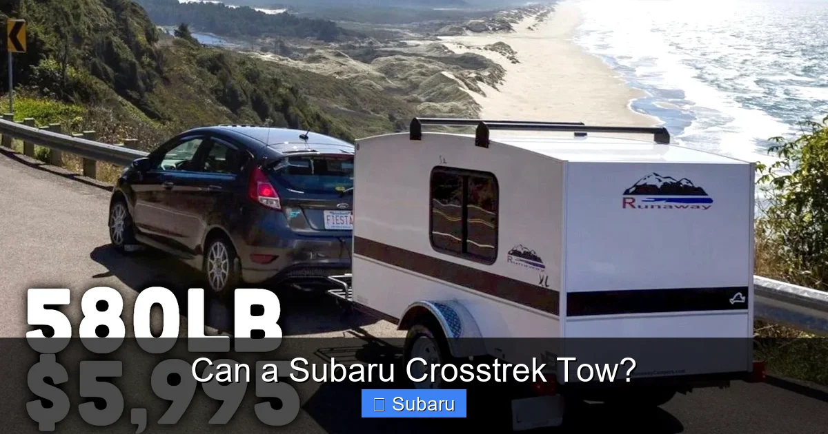 Can a Subaru Crosstrek Tow?