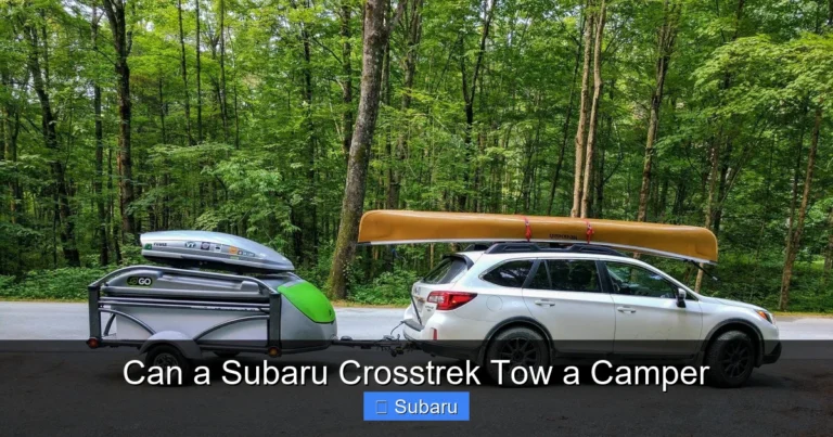 Can a Subaru Crosstrek Tow a Camper