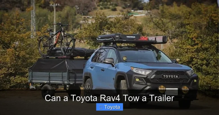 Can a Toyota Rav4 Tow a Trailer