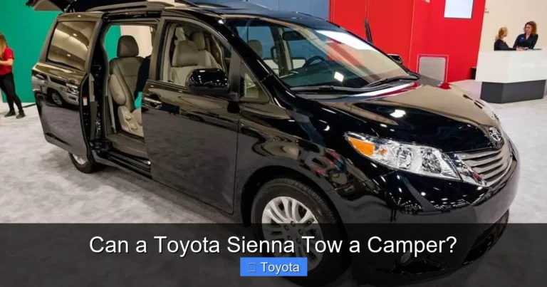 Can a Toyota Sienna Tow a Camper?