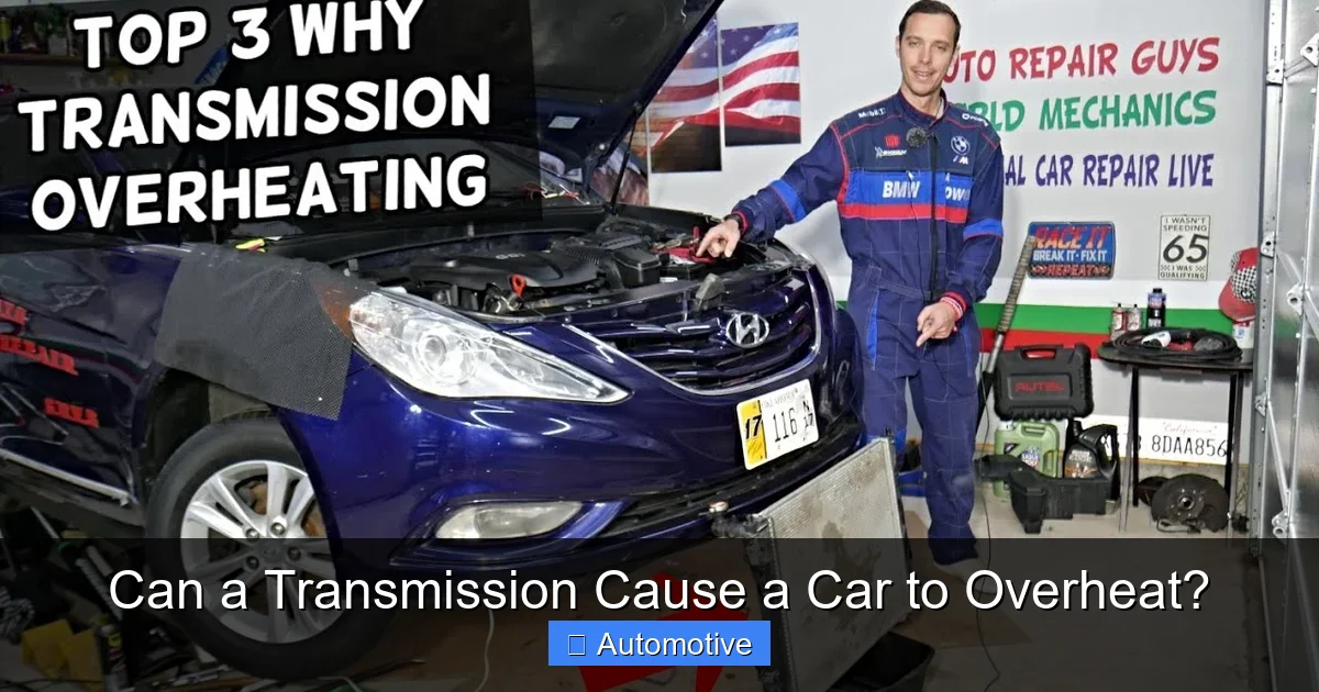 Can a Transmission Cause a Car to Overheat?