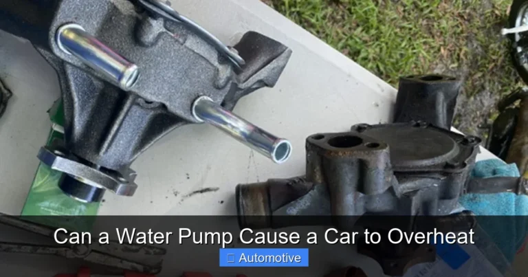 Can a Water Pump Cause a Car to Overheat
