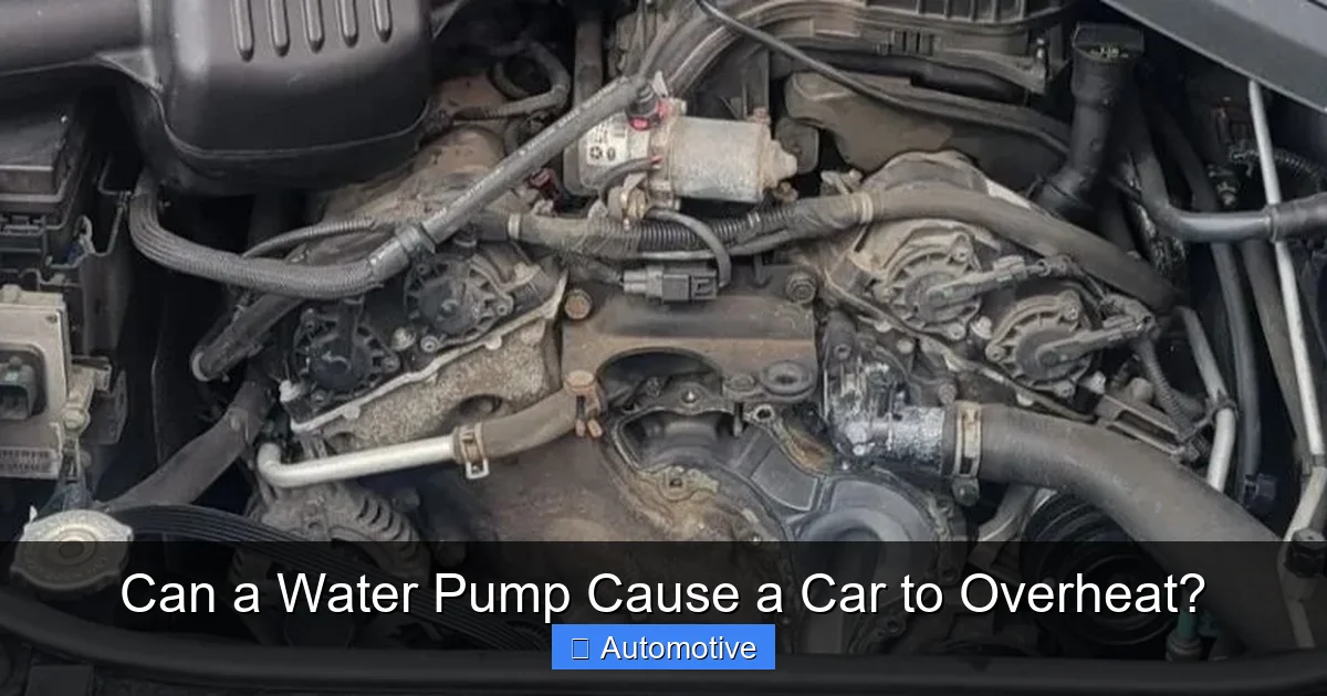 Can a Water Pump Cause a Car to Overheat?