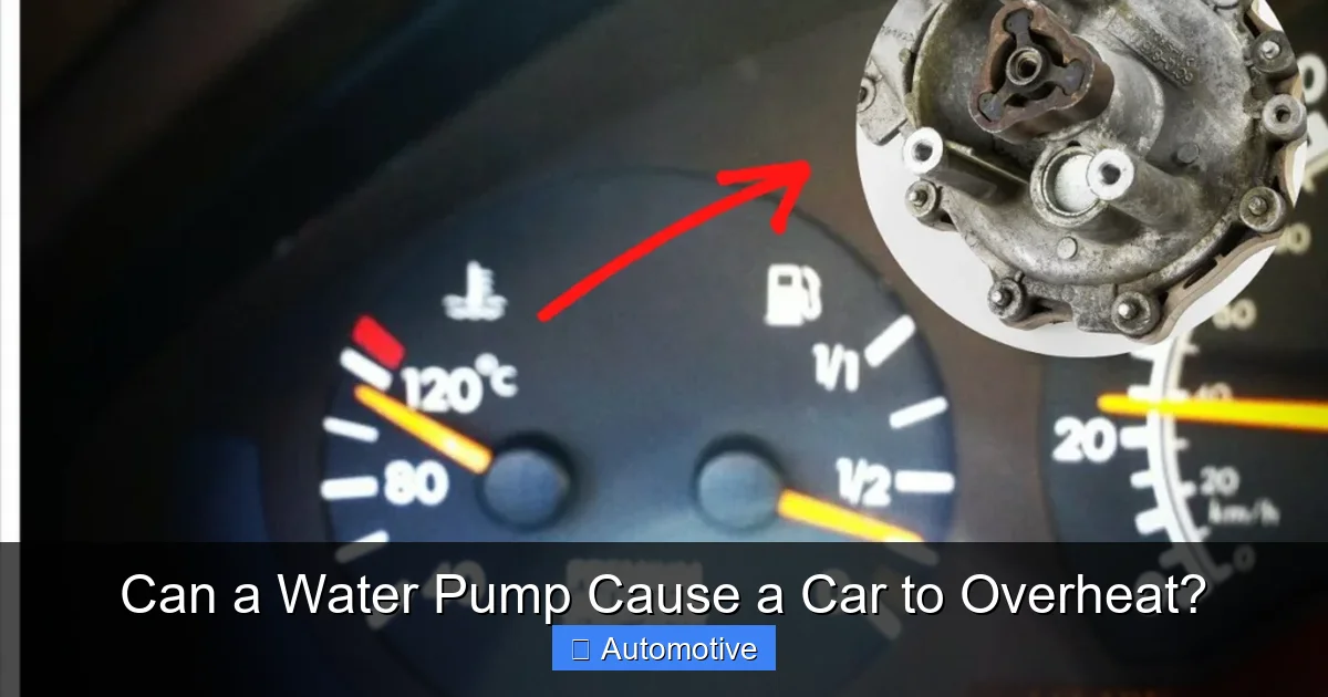 Can a Water Pump Cause a Car to Overheat?