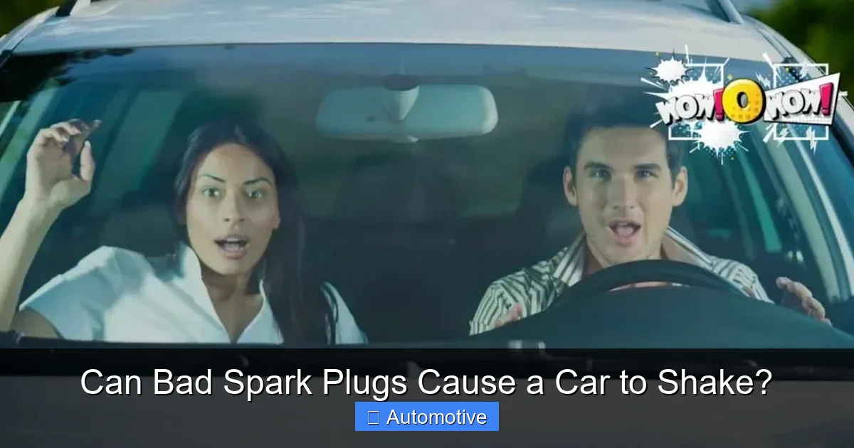 Can Bad Spark Plugs Cause a Car to Shake?