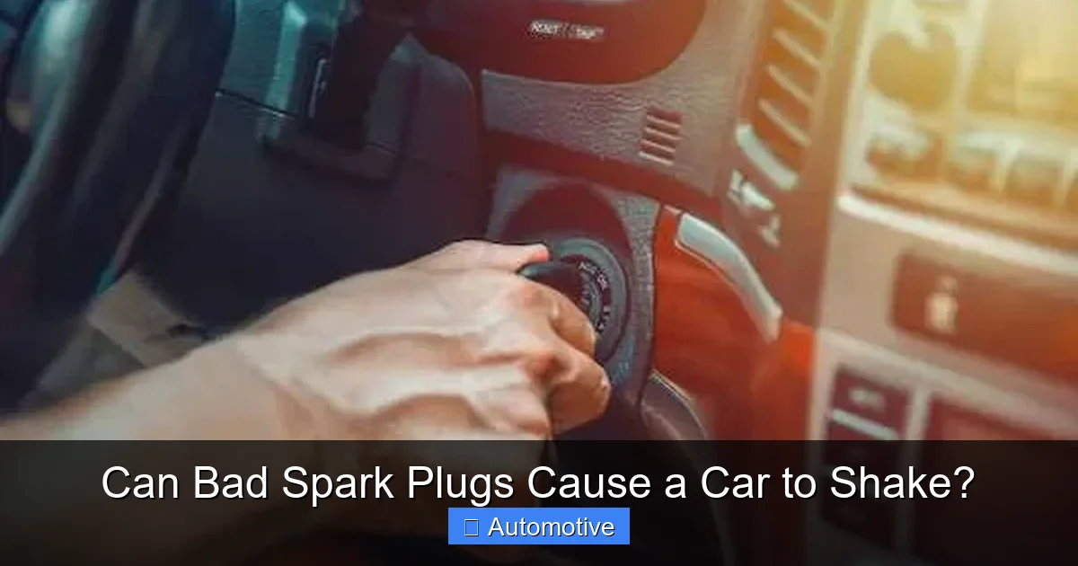 Can Bad Spark Plugs Cause a Car to Shake?