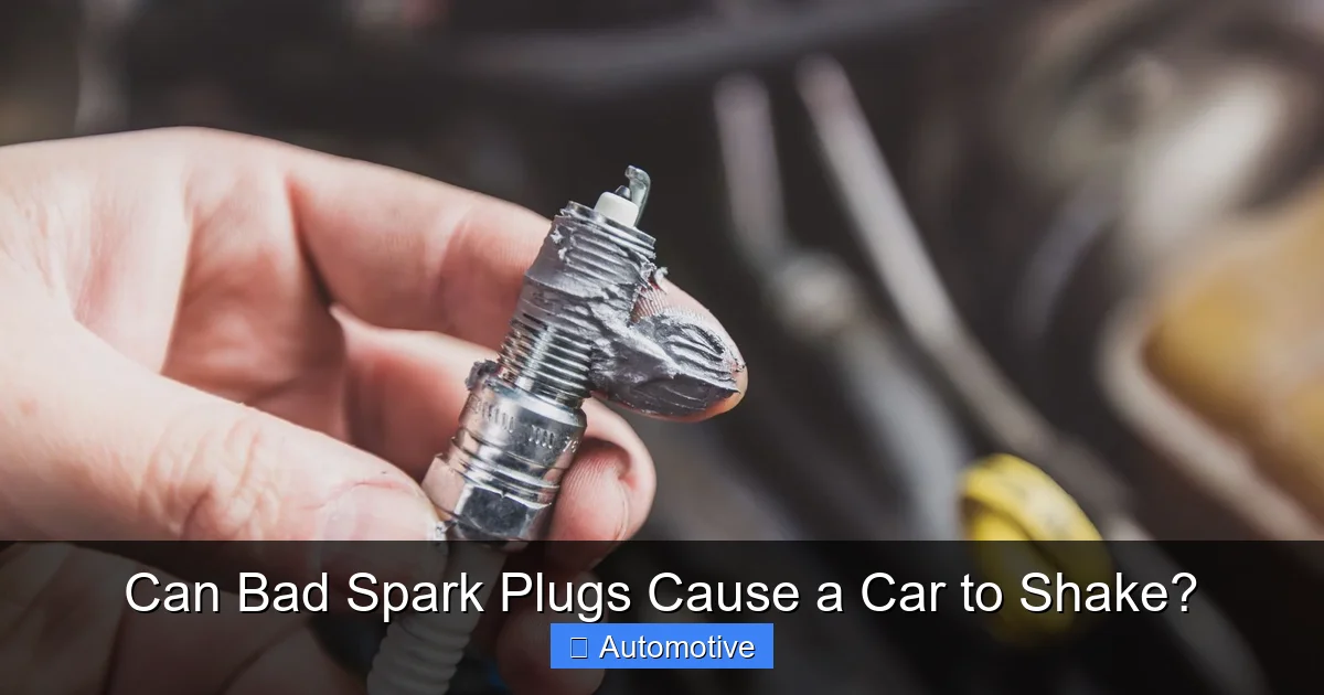 Can Bad Spark Plugs Cause a Car to Shake?