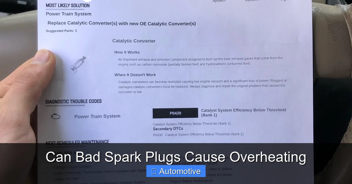 Can Bad Spark Plugs Cause Overheating