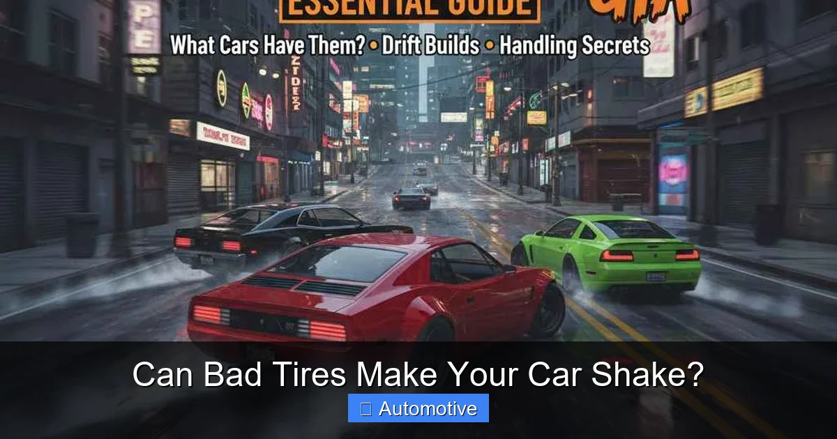 Can Bad Tires Make Your Car Shake?