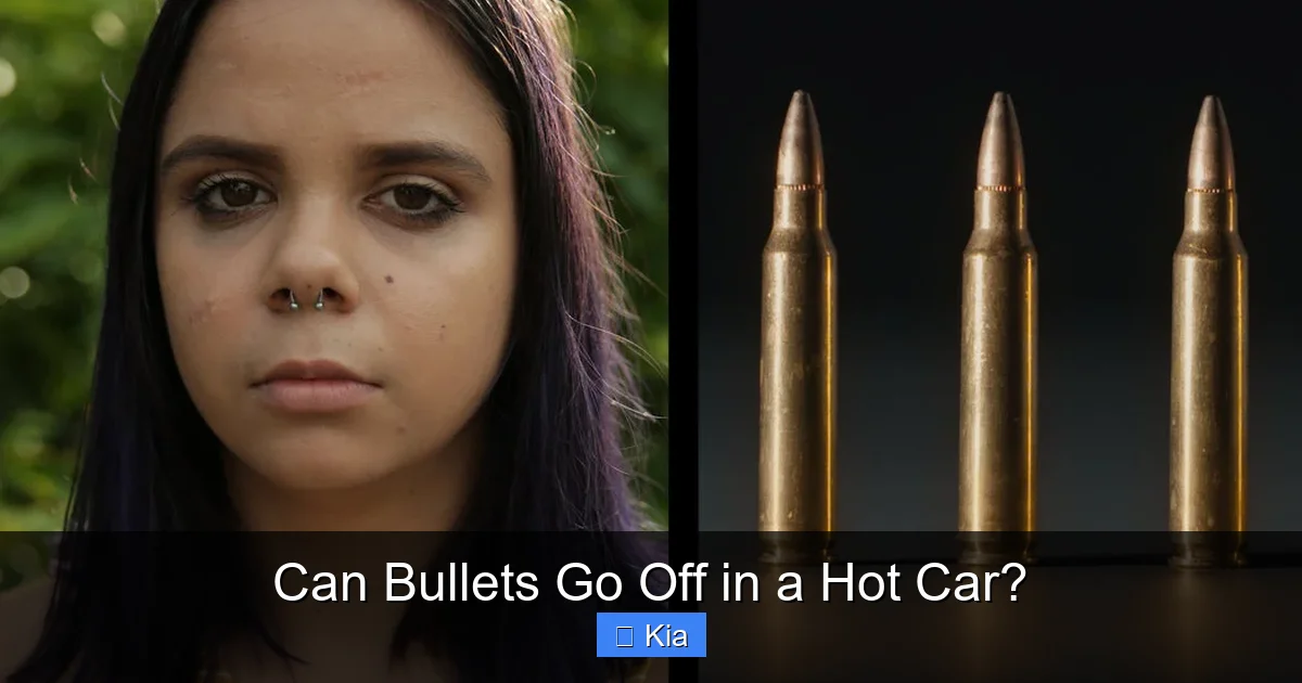 Can Bullets Go Off in a Hot Car?