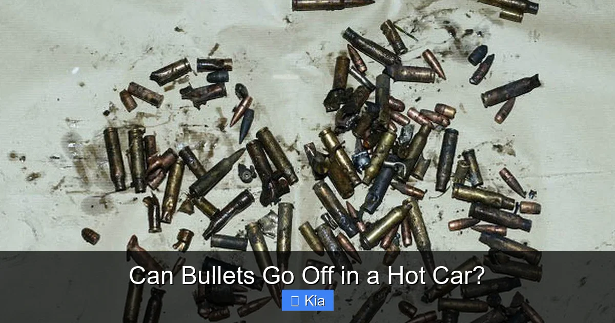 Can Bullets Go Off in a Hot Car?